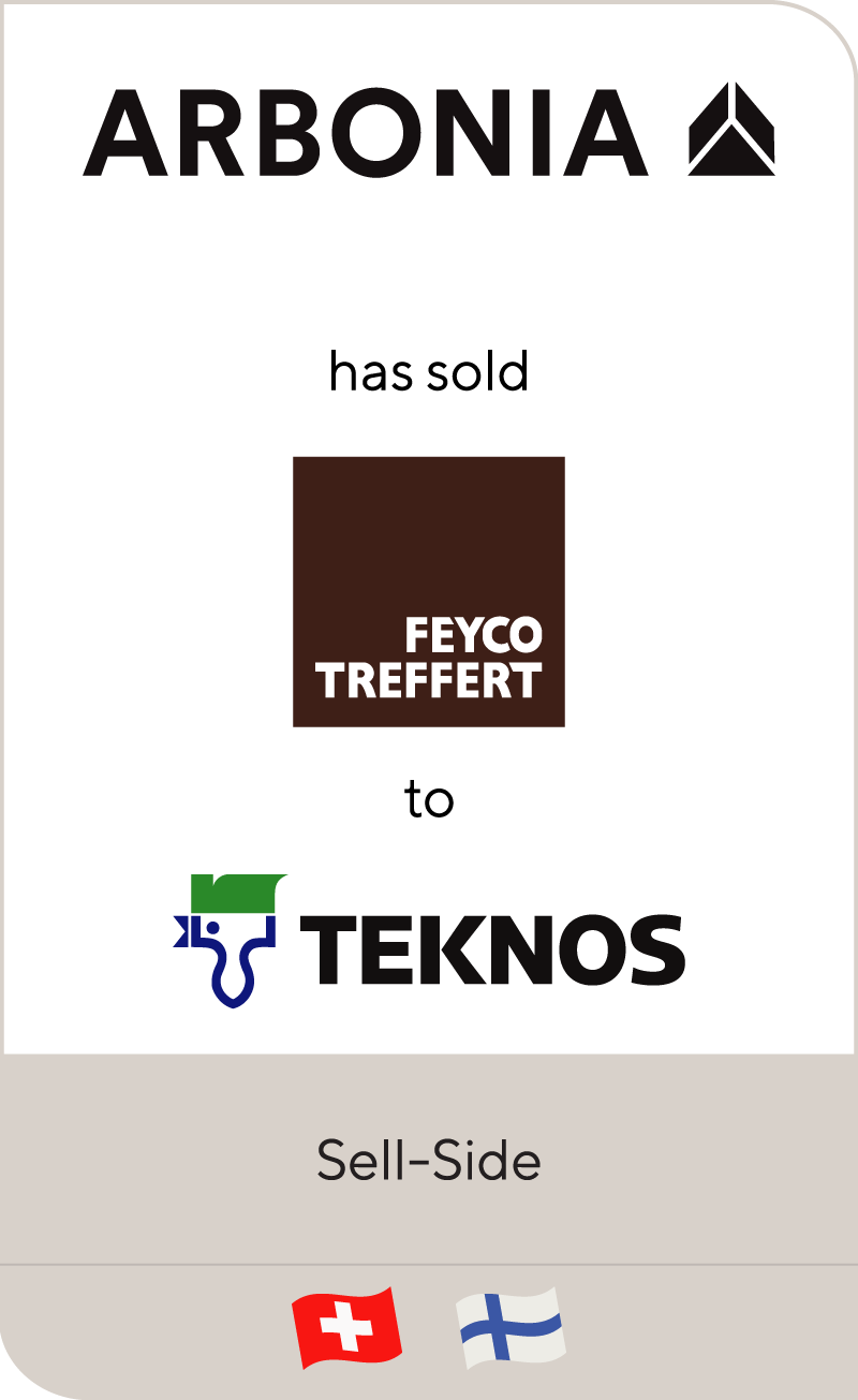 Swiss Arbonia has sold Feyco Treffert to Teknos Group