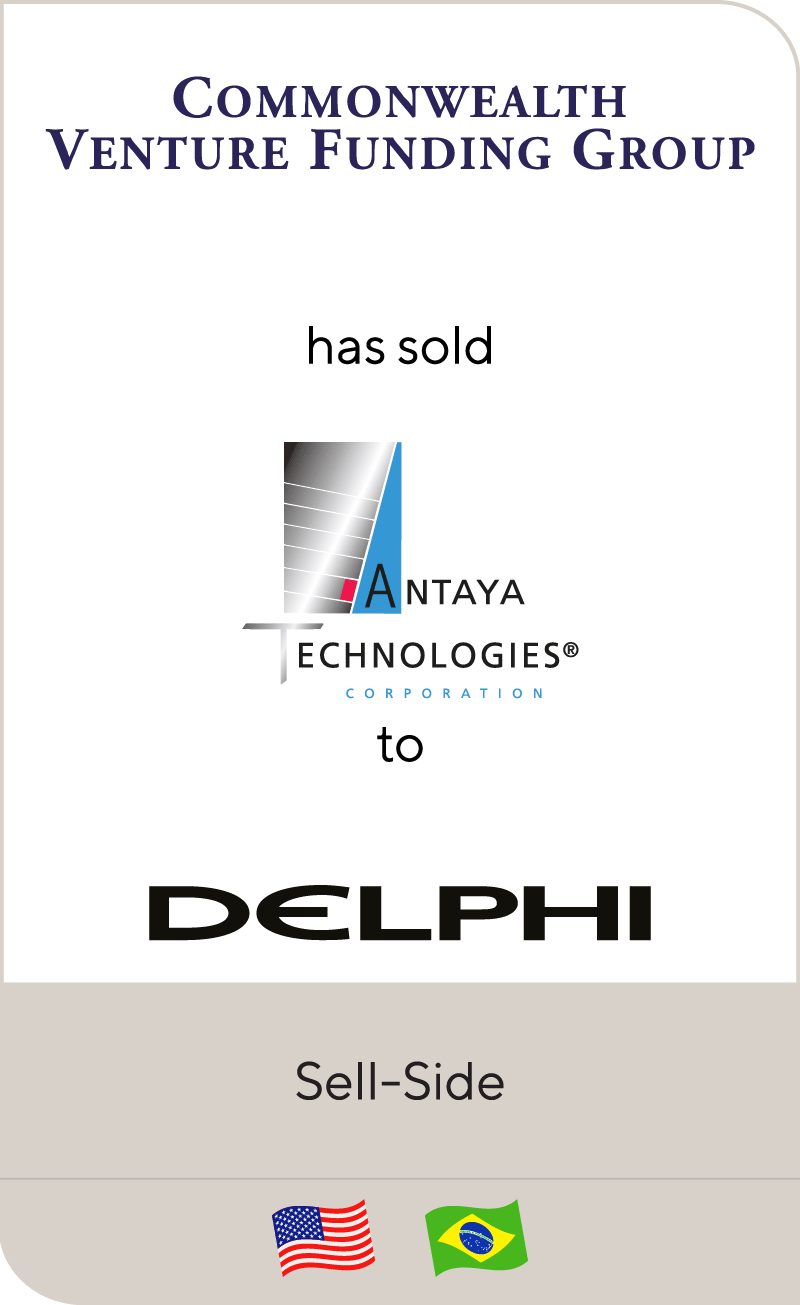 Commonwealth has sold Antaya to Delphi