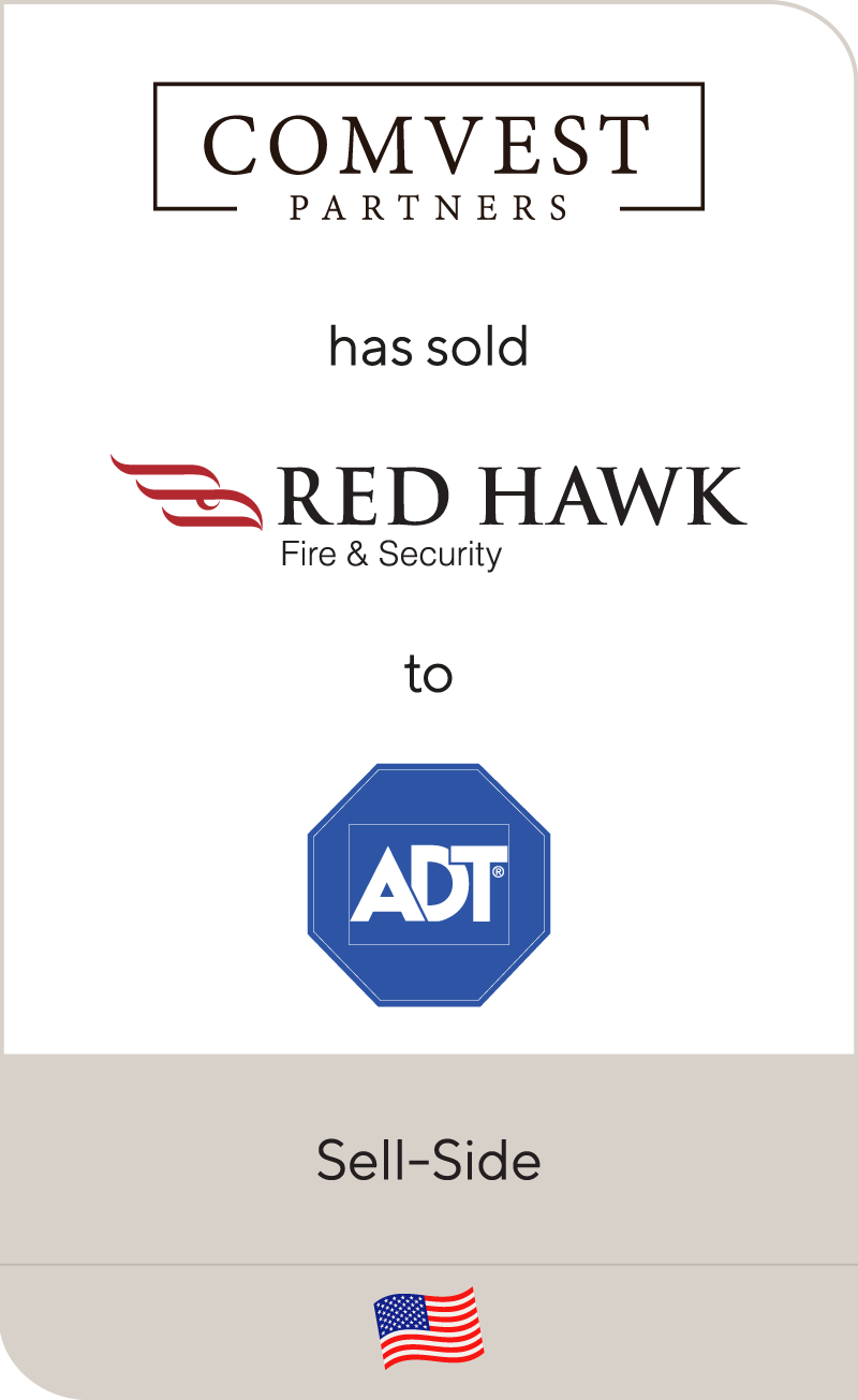 Comvest Partners has sold Red Hawk Fire & Security to ADT