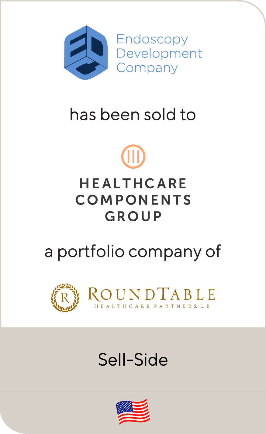 Endoscopy Development Company Healthcare Components Group RoundTable Healthcare Partners 2021