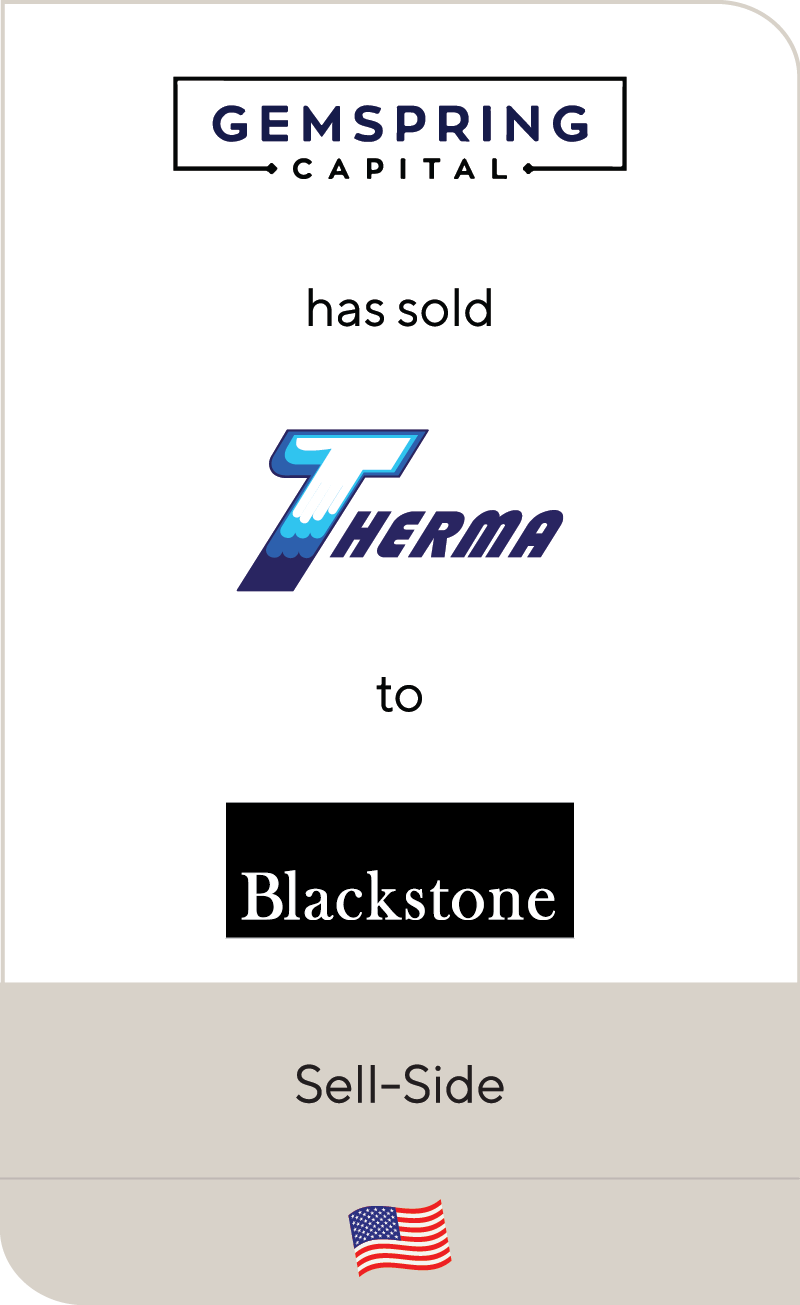 Gemspring Capital Therma Blackstone 2020