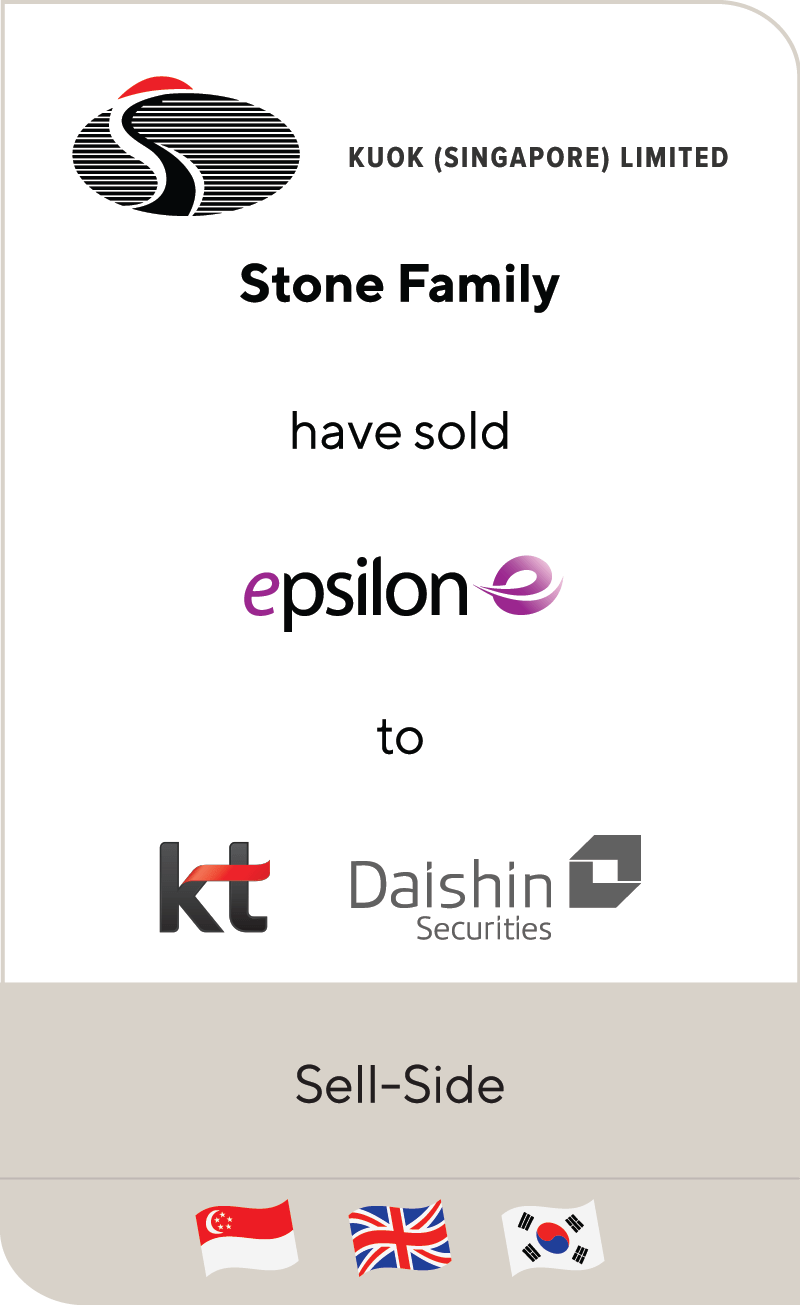 Kuok Group Stone Family Epsilon Global KT Corportation Daishin Private Equity 2021