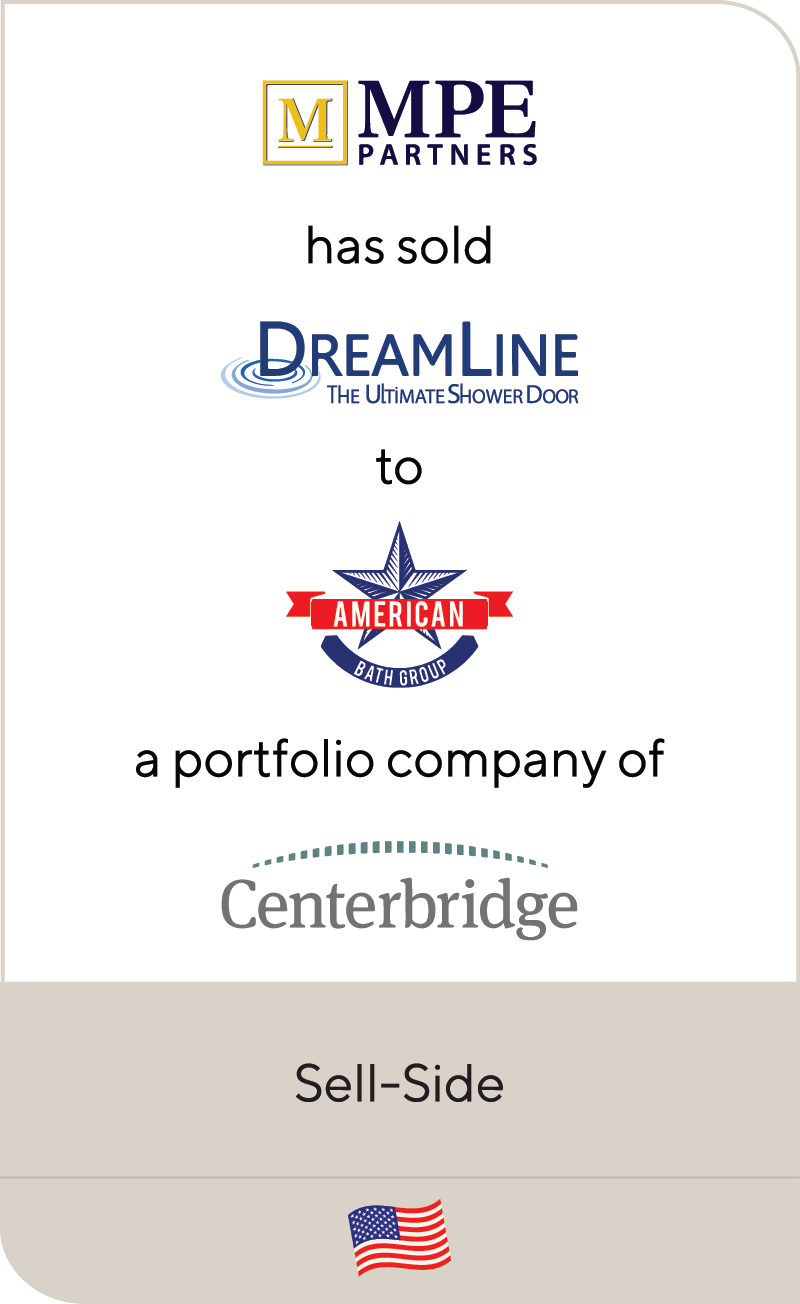 MPEPartners Dreamline AmericanBathGroup Centerbridge 2020