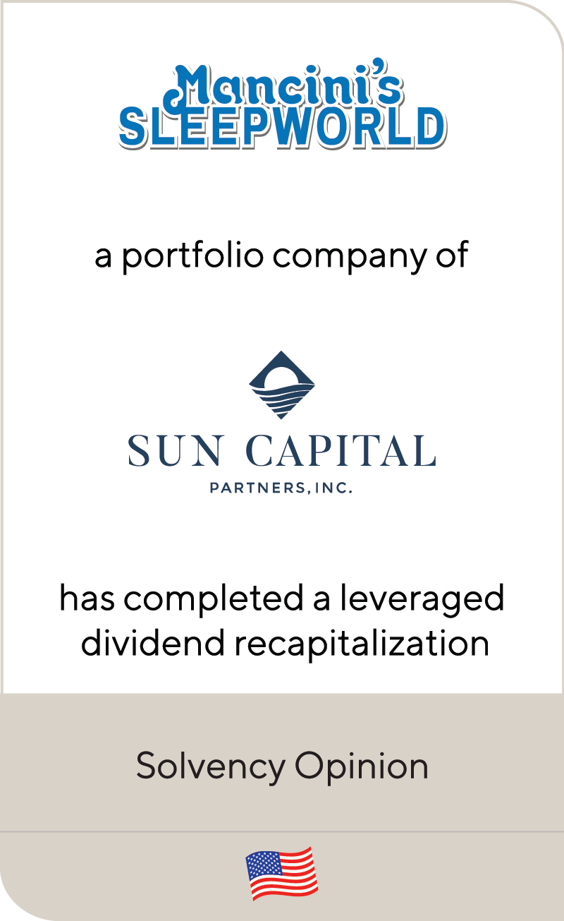 Mancinis Sleepworld Sun Capital Partners Inc 2021