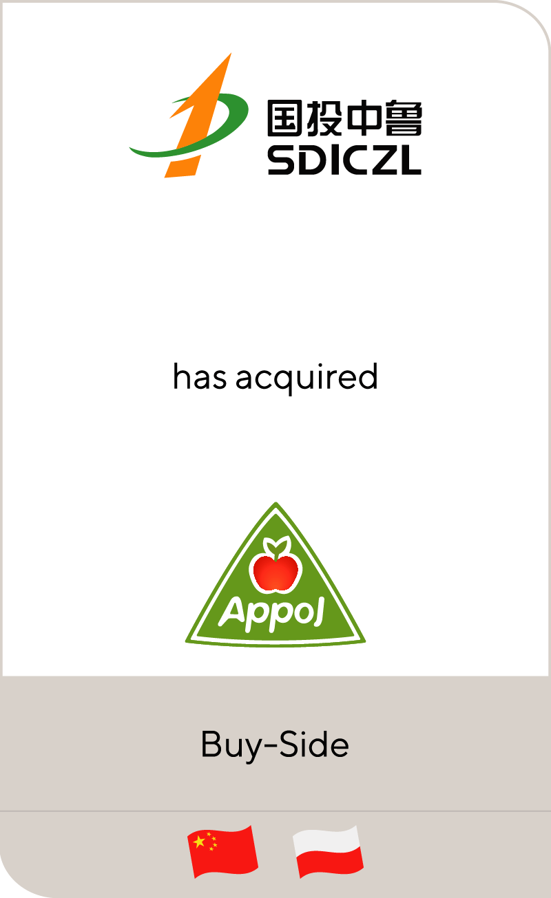 SDIC Zhonglu Fruit Juice Co., Ltd has acquired Appol Group