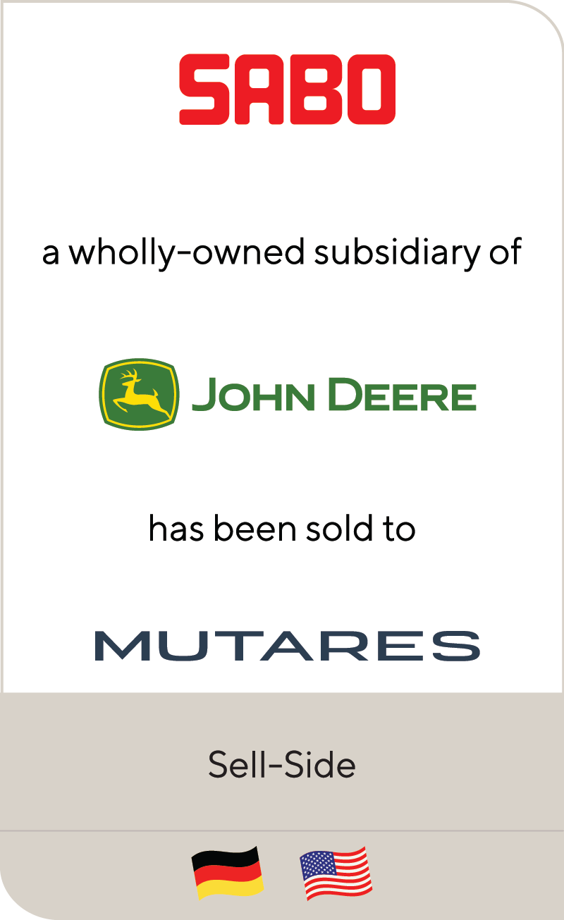 Sabo John Deere Mutares 2020