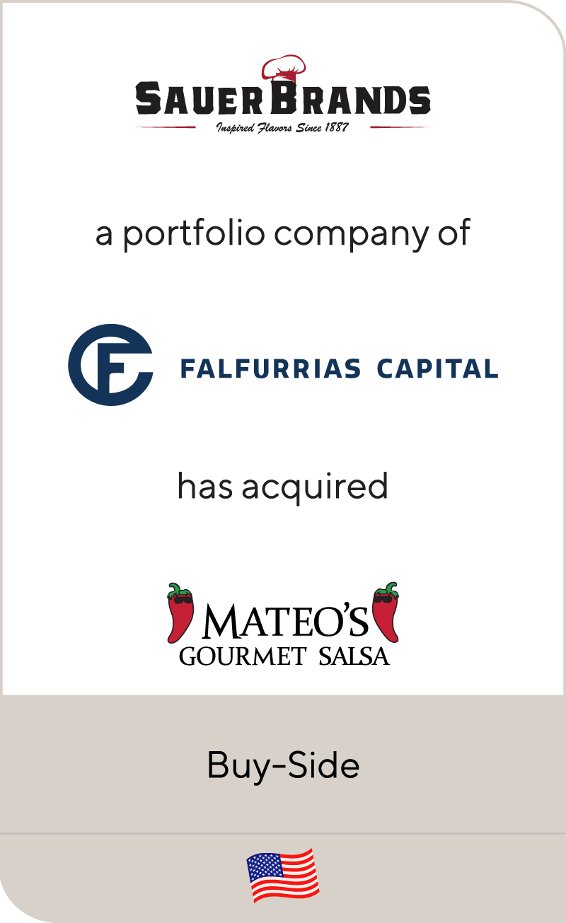 Sauer Brands Falfurrias Capital Mateos Gourmet Salsa 2021