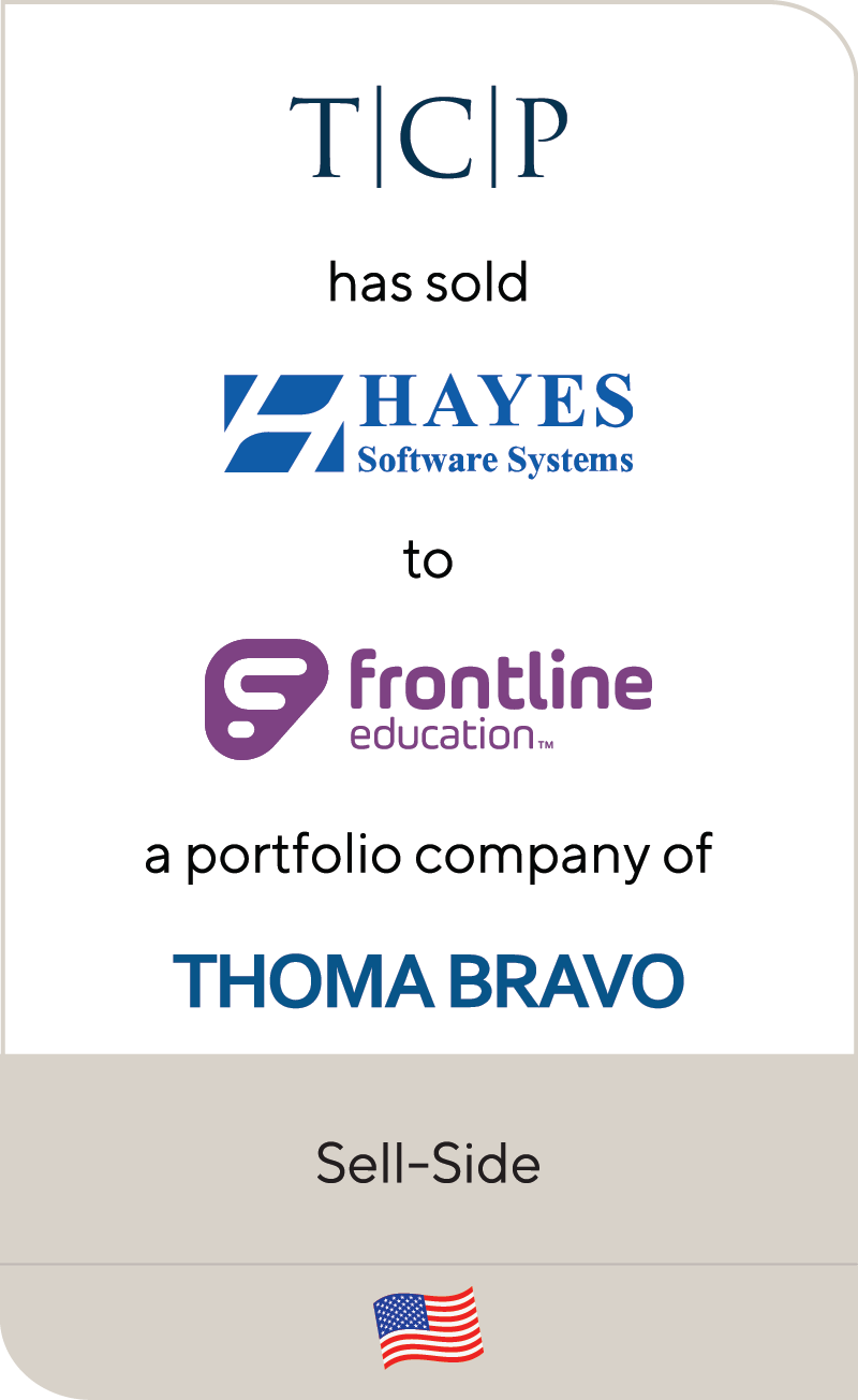 Transition Capital Partners Hayes Software Systems Frontline Education Thoma Bravo 2021