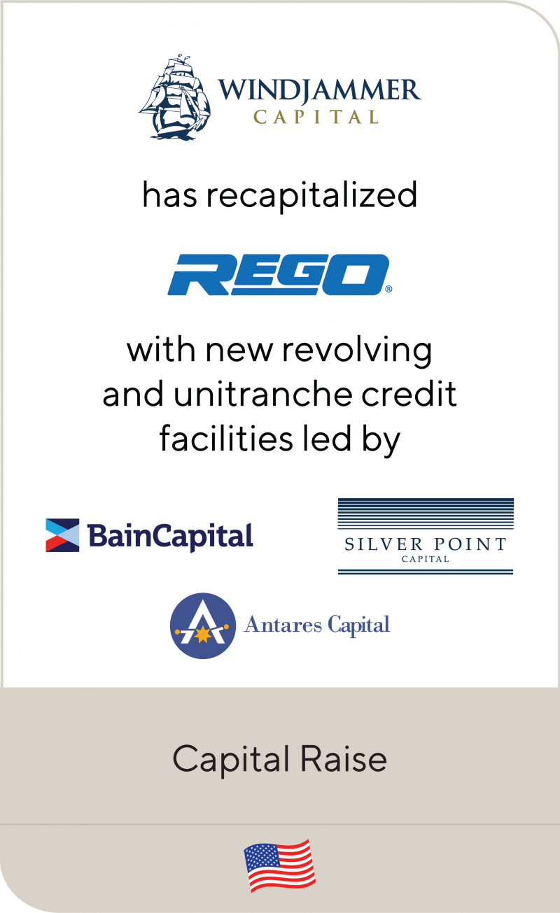 Windjammer Capital Investors REGO Bain Capital Silver Point Antares Capital 2019