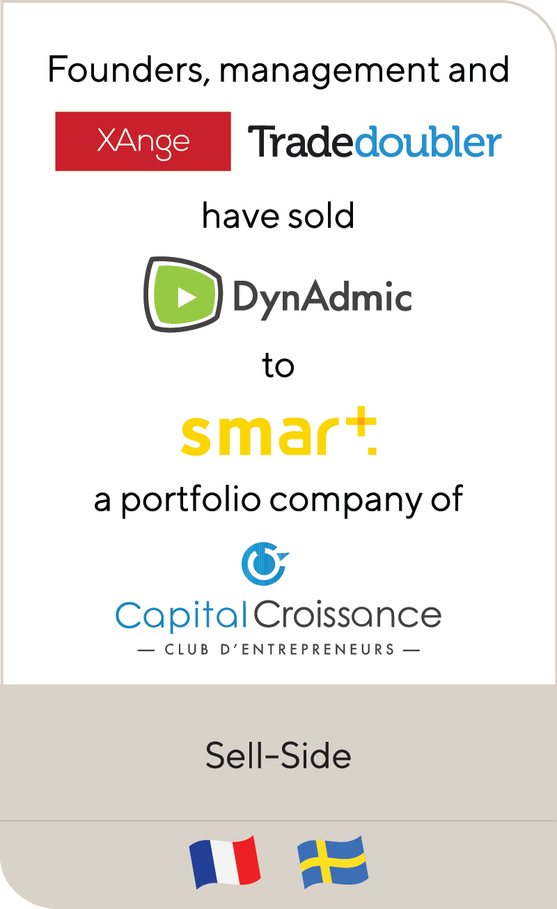 Xange Tradedoubler Dynadmic Smart Adserver Capital Croissance 2021